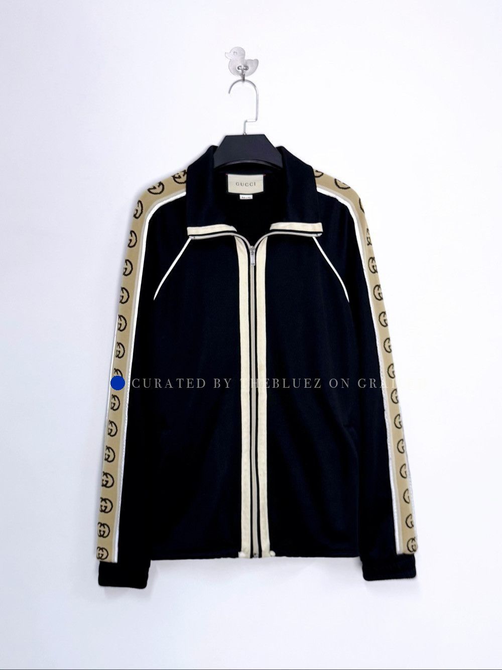 Gucci Logo Tape Track Jacket in Black Size US S / EU 44-46 / 1 - 1 Thumbnail