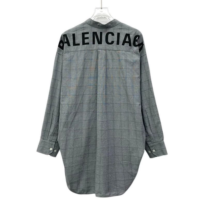 Balenciaga Balenciaga size 32 Grey plaid logo monogrammed cotton lace Size S / US 4 / IT 40 - 2 Thumbnail