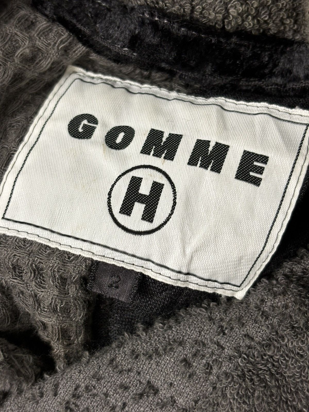 Designer × gomme 🔥Rare! Gomme H yohji Designer Distress Pachworks jacket Size US M / EU 48-50 / 2 - 13 Thumbnail