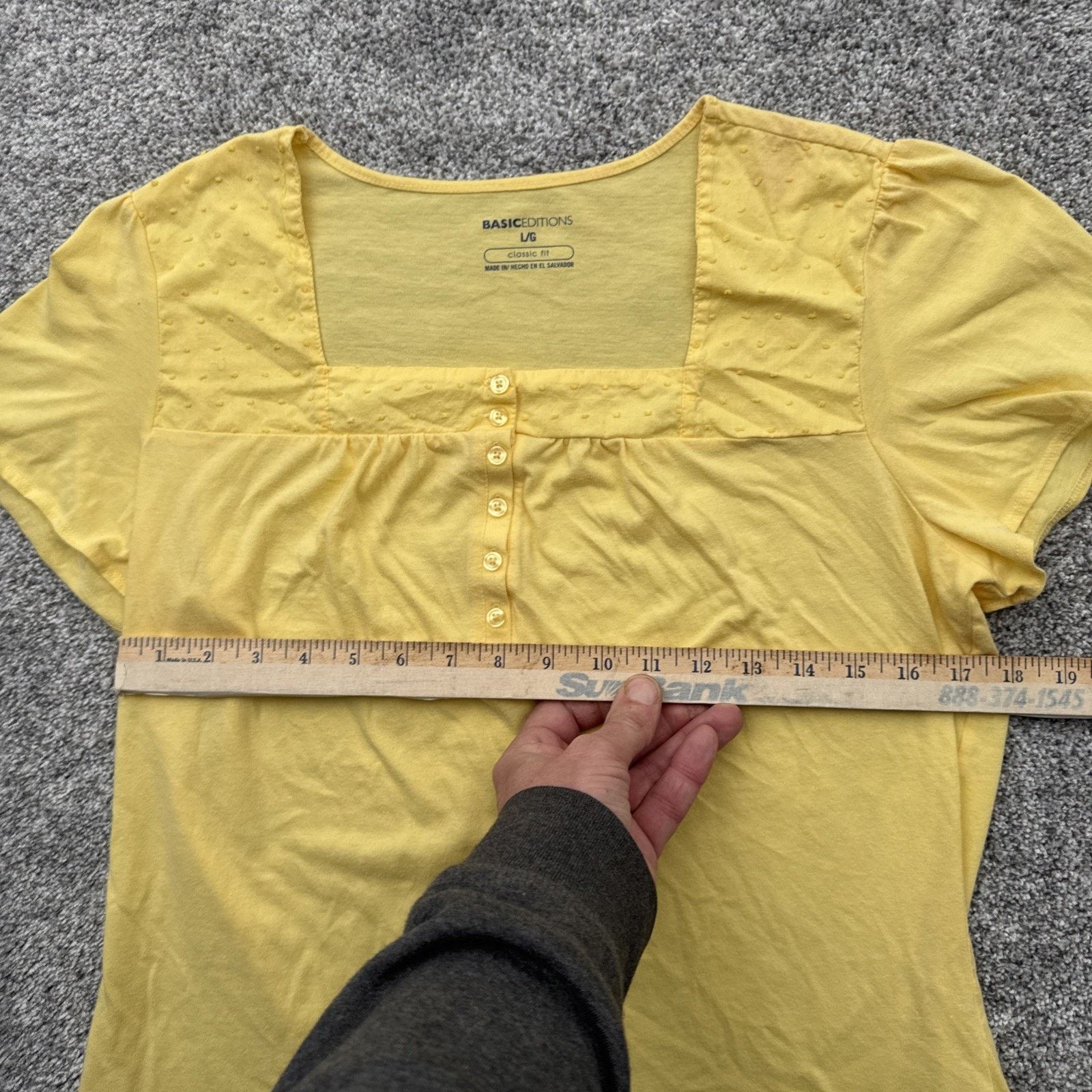 Basic Editions Y2K Top Women L Classic Fit Academia Dainty Peasant Prairie Size L / US 10 / IT 46 - 3 Thumbnail