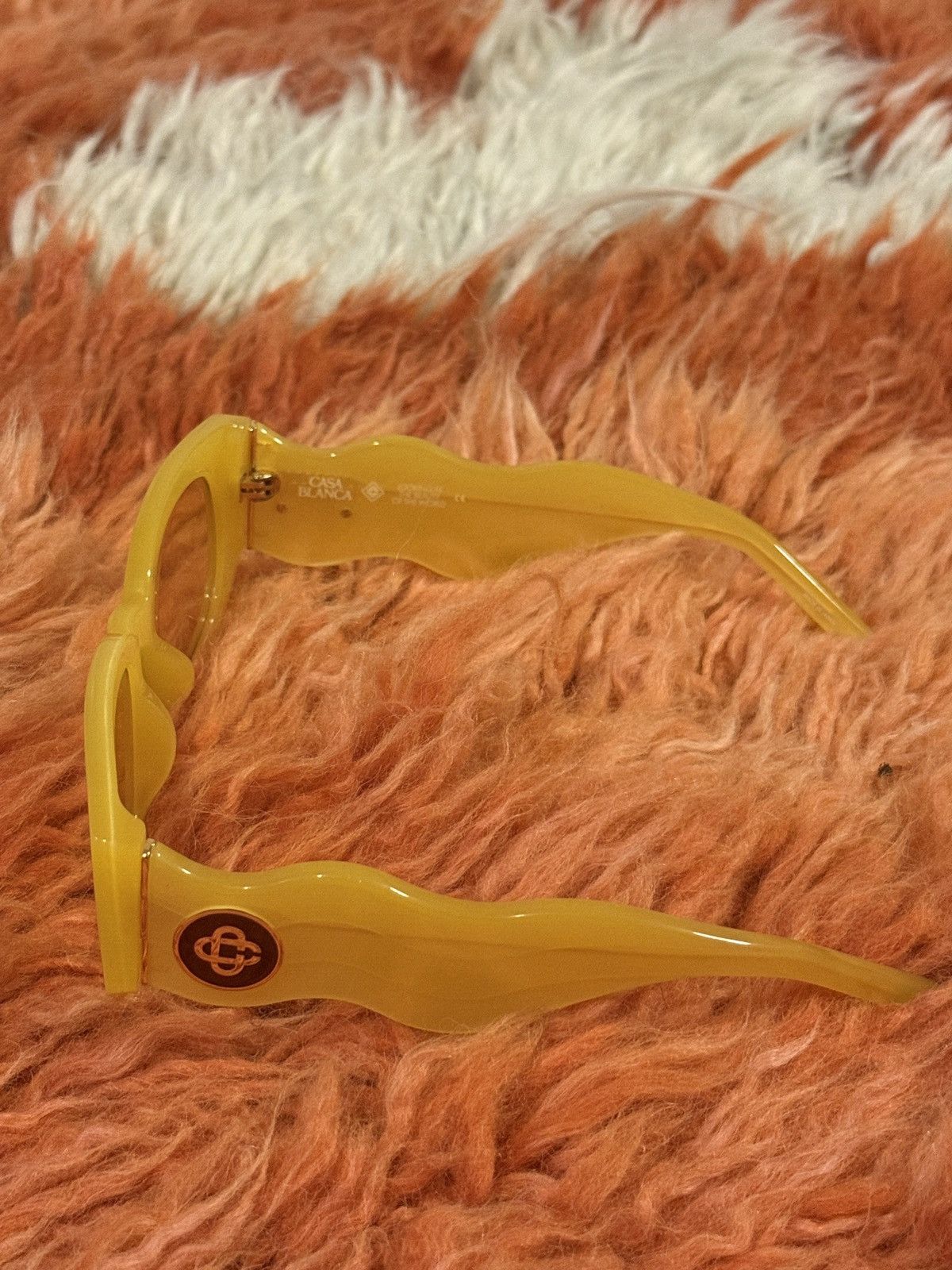 Casablanca Casablanca Yellow Memphis Sunglasses Size ONE SIZE - 10 Thumbnail