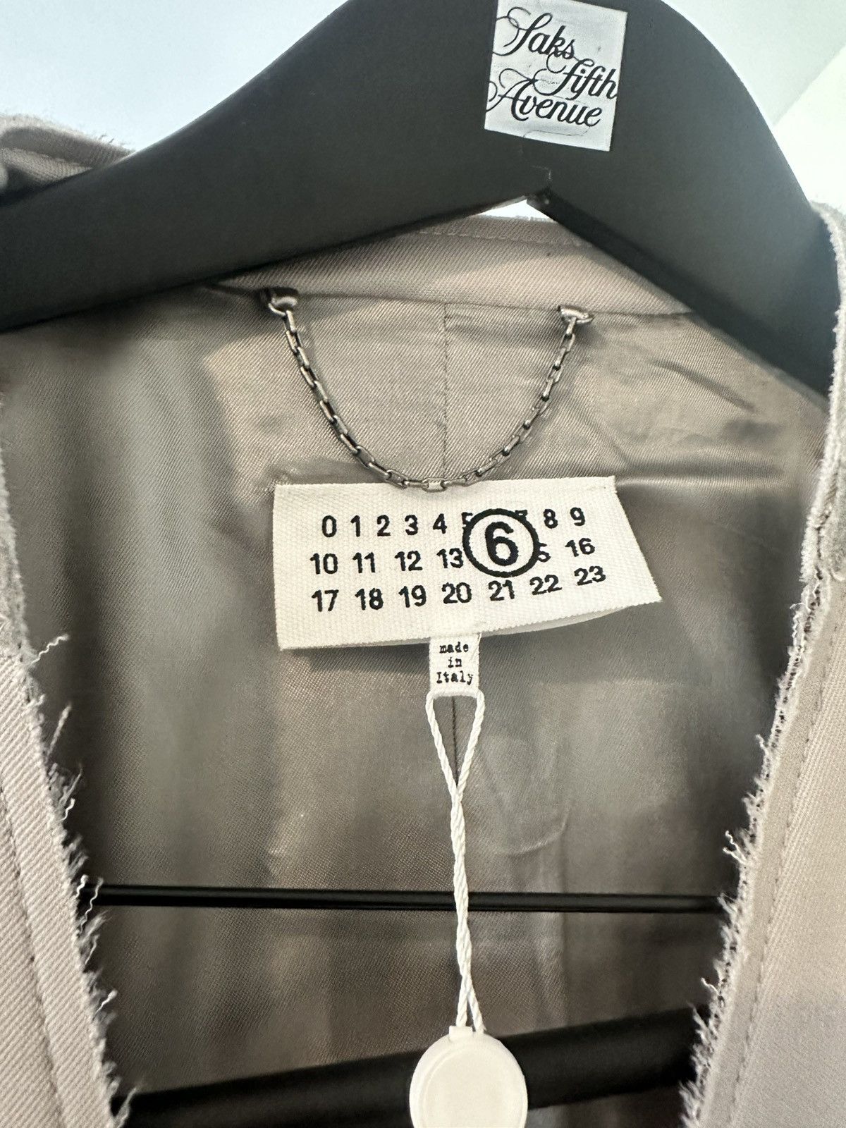Maison Margiela Wool blend collarless sport jacket Size 50R - 2 Thumbnail