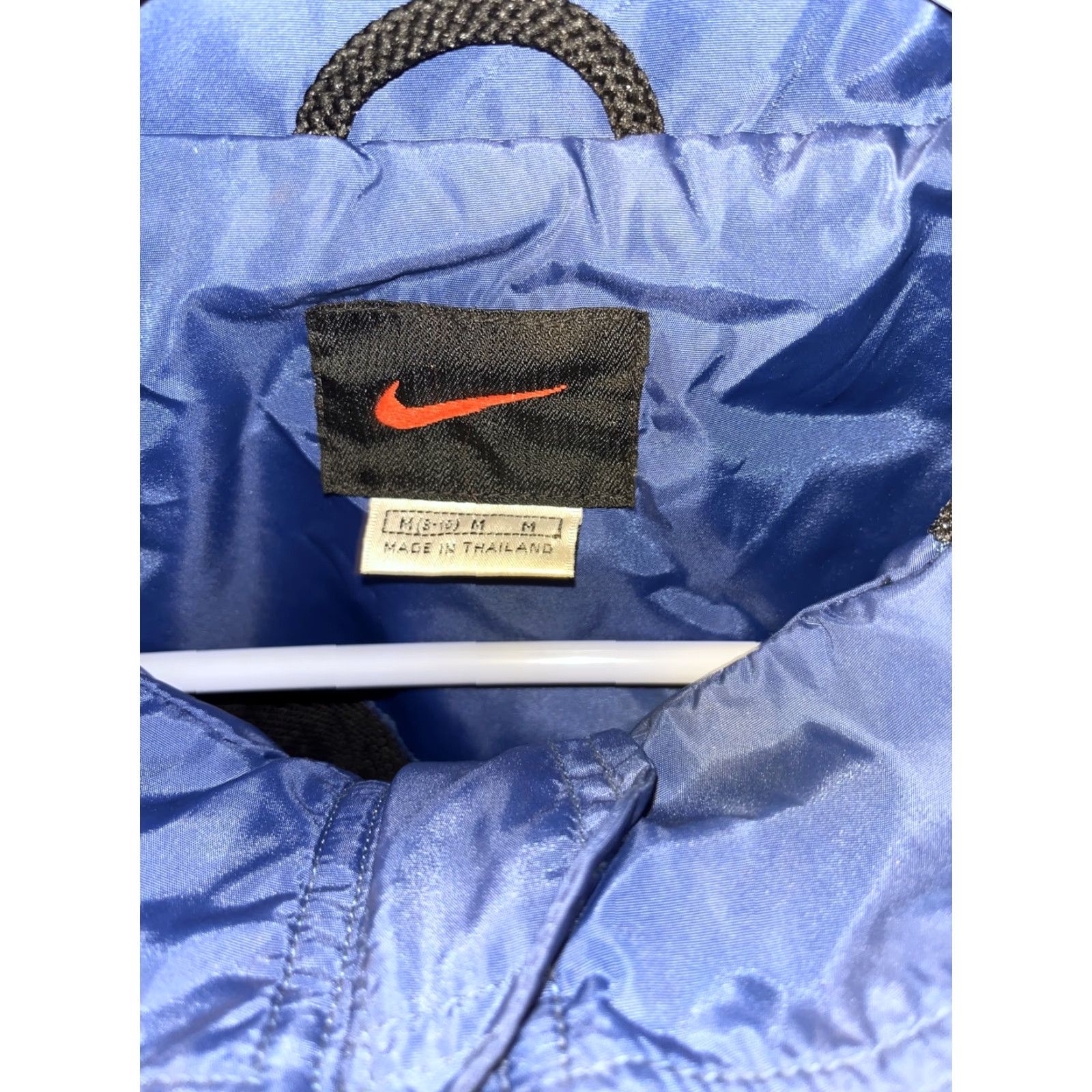 Nike NIKE Womens Blue Medium 8-10 Windbreaker Jacket Size M / US 6-8 / IT 42-44 - 3 Thumbnail