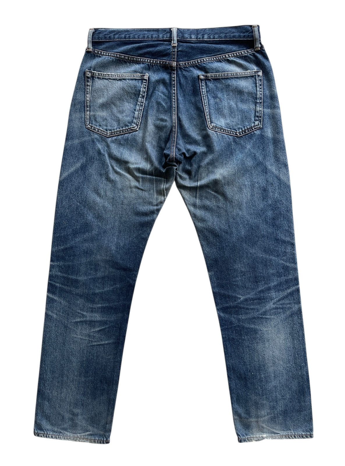 Japanese Brand Ripped Distressed GU Denim Size US 34 / EU 50 - 2 Thumbnail