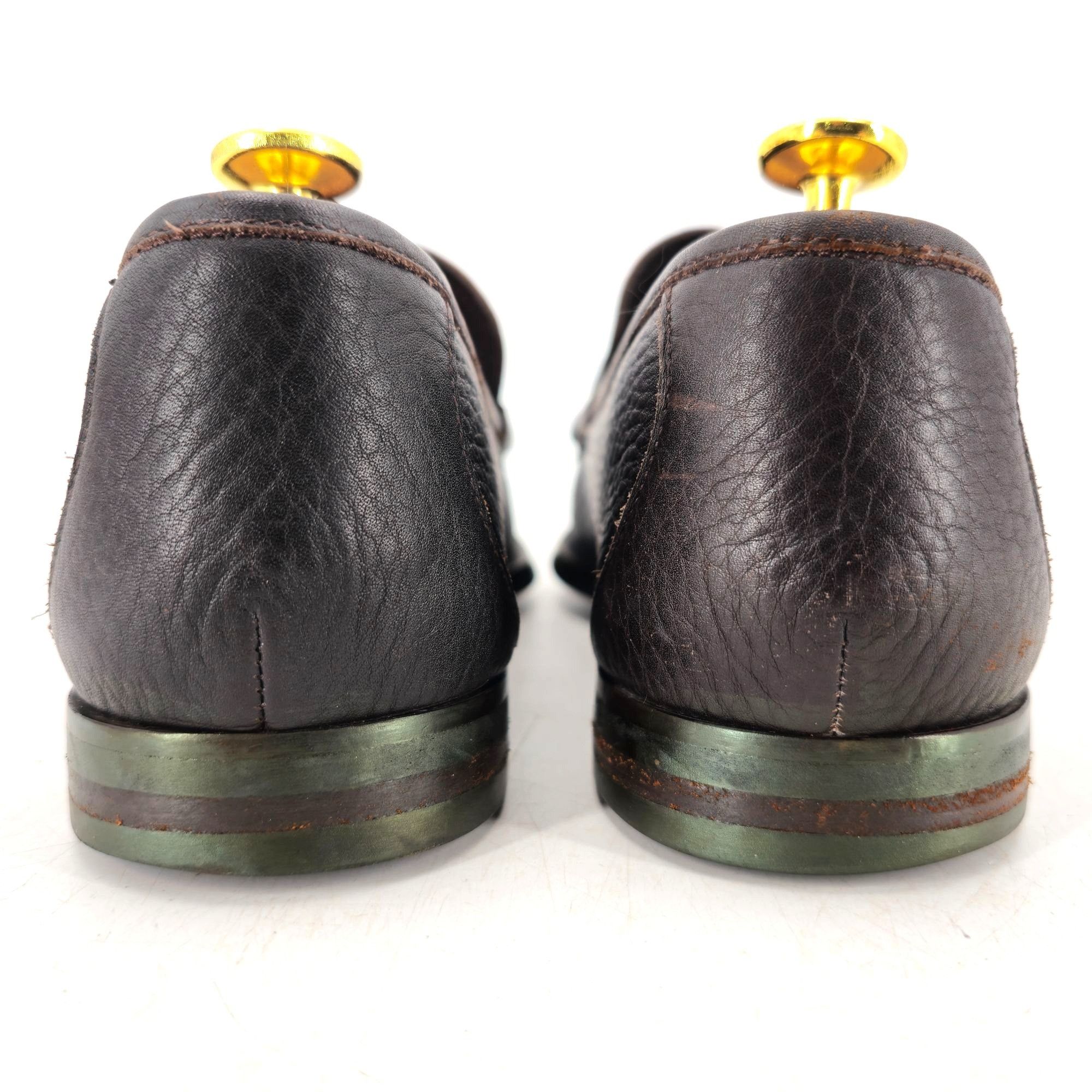 Allen Edmonds Allen Edmonds Italy Firenze Dress Shoes Mens 9 Brown Pebble Size US 9 / EU 42 - 6 Thumbnail