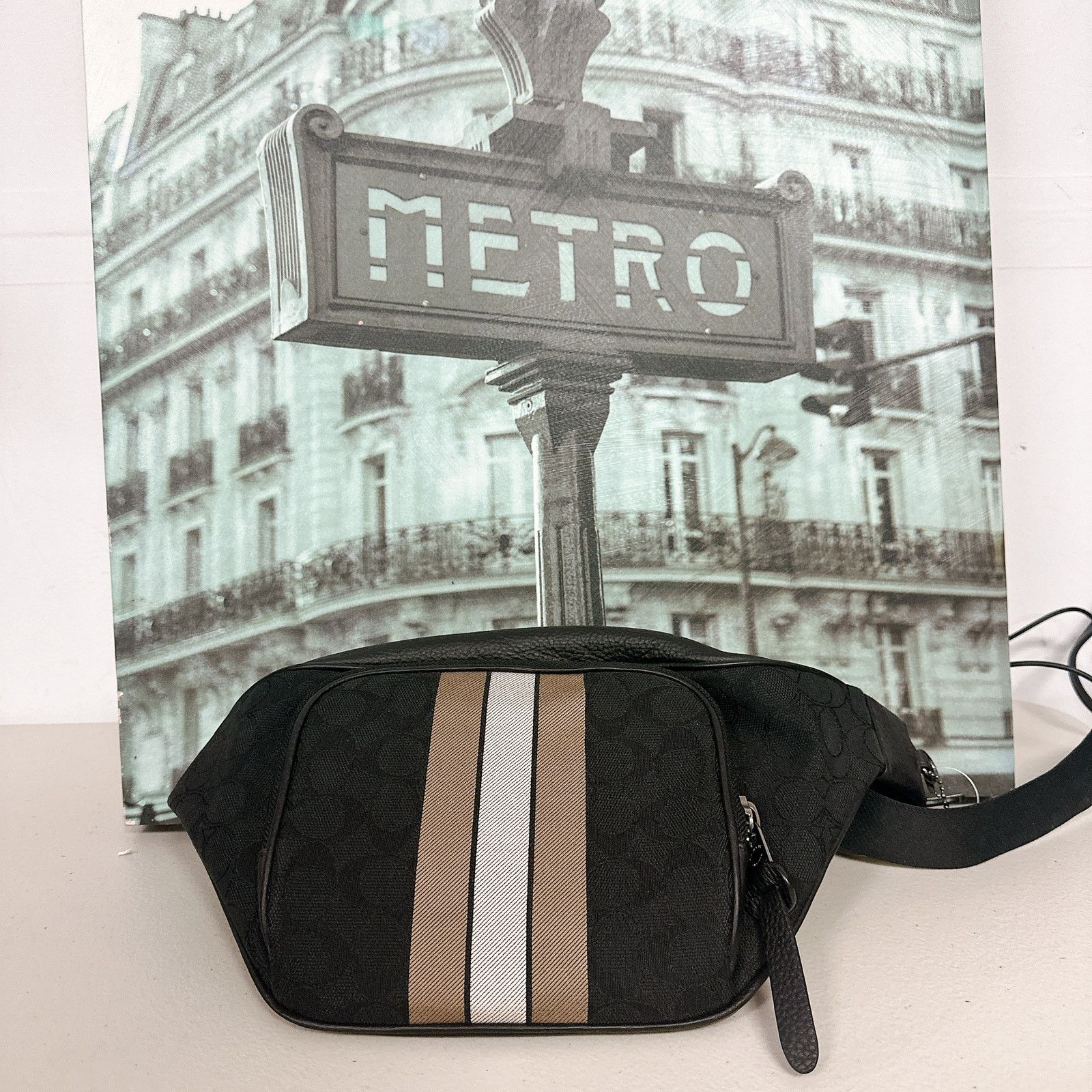 Coach Coach C5386 Thompson Belt Bag In Signature Jacquard Varsity Size ONE SIZE - 1 Thumbnail