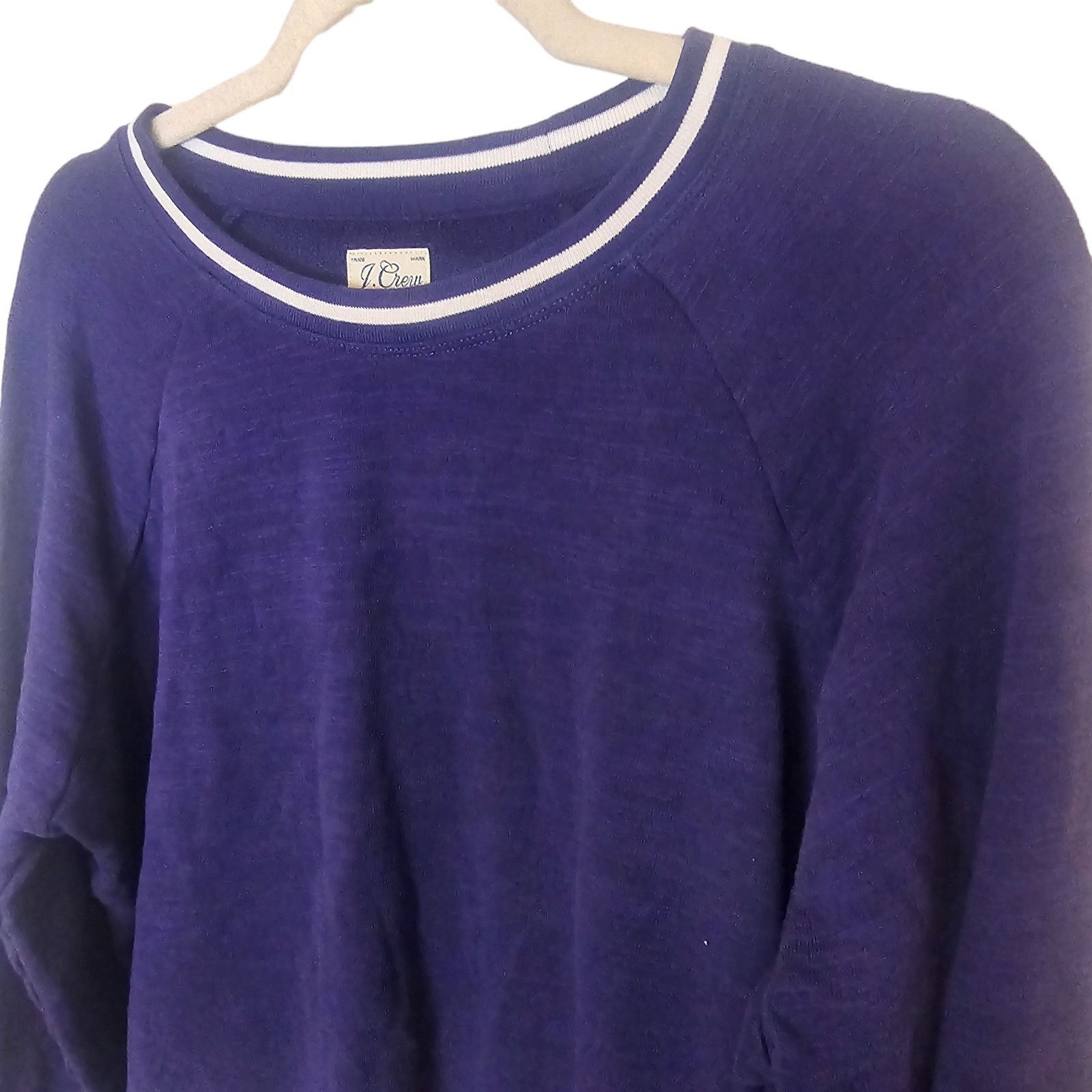 J.Crew J. Crew Womens Vintage Fleece Crew Neck Sweatshirt M Preppy Size M / US 6-8 / IT 42-44 - 6 Thumbnail
