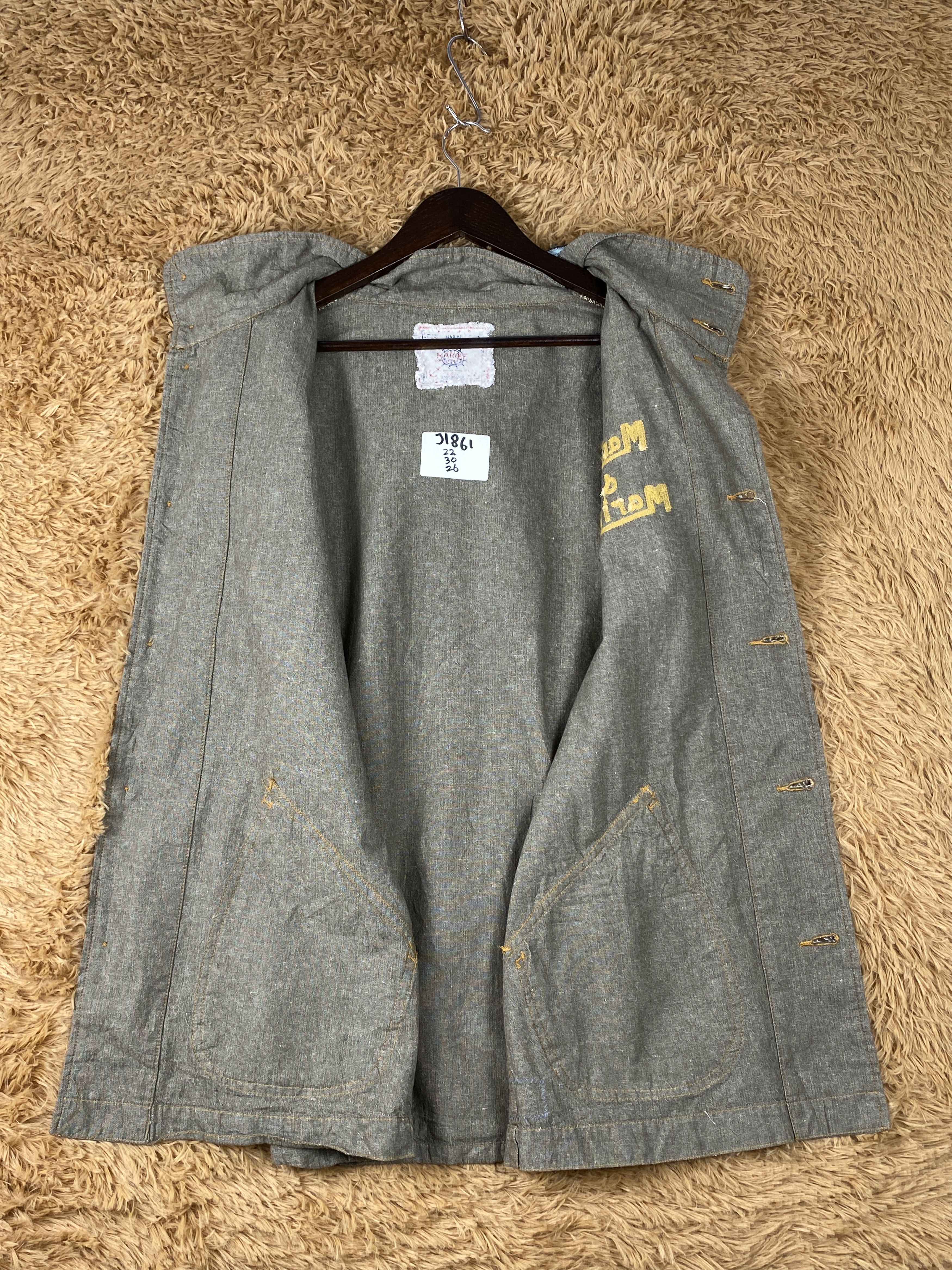 Japanese Brand × Vintage Vintage Marin & Marine Style Hoodie Long Jacket J1861 Size US S / EU 44-46 / 1 - 8 Thumbnail