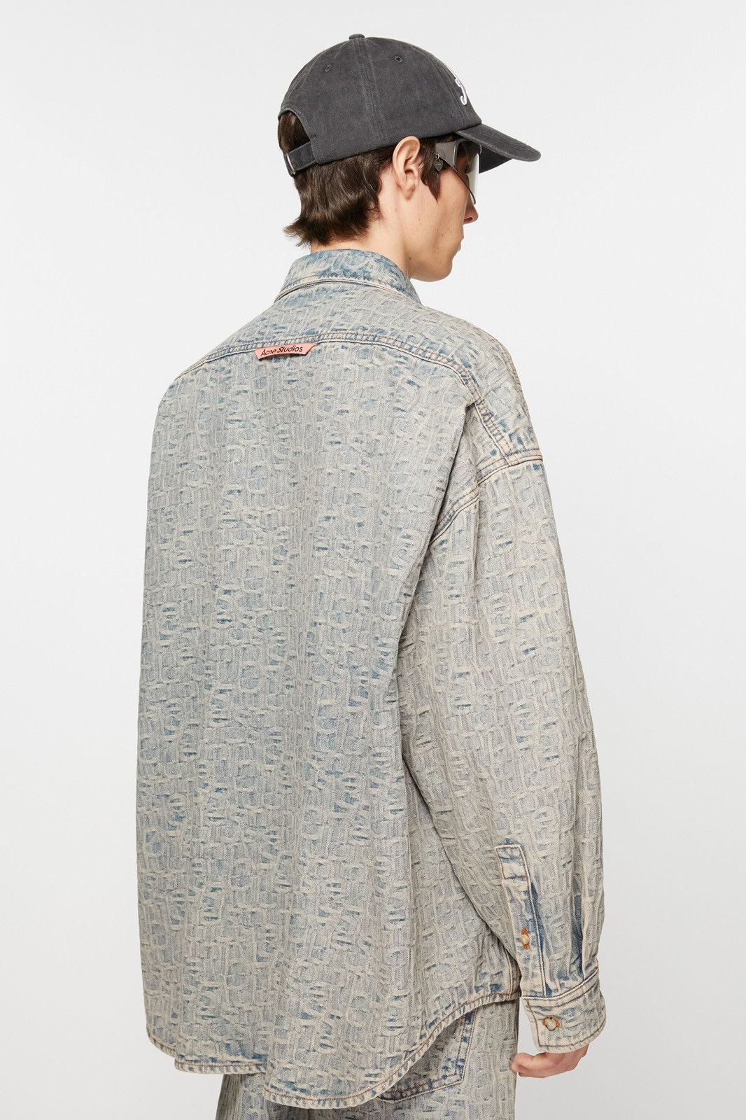 Acne Studios Acne Studios Monogram Denim Shirt - Relaxed Fit Size US XS / EU 42 / 0 - 3 Thumbnail
