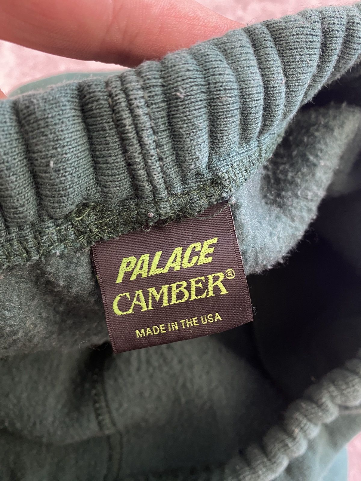 Camber × Palace Palace x Camber Green Sweatpants 12 oz Made in USA Size: L Size US 34 / EU 50 - 3 Thumbnail