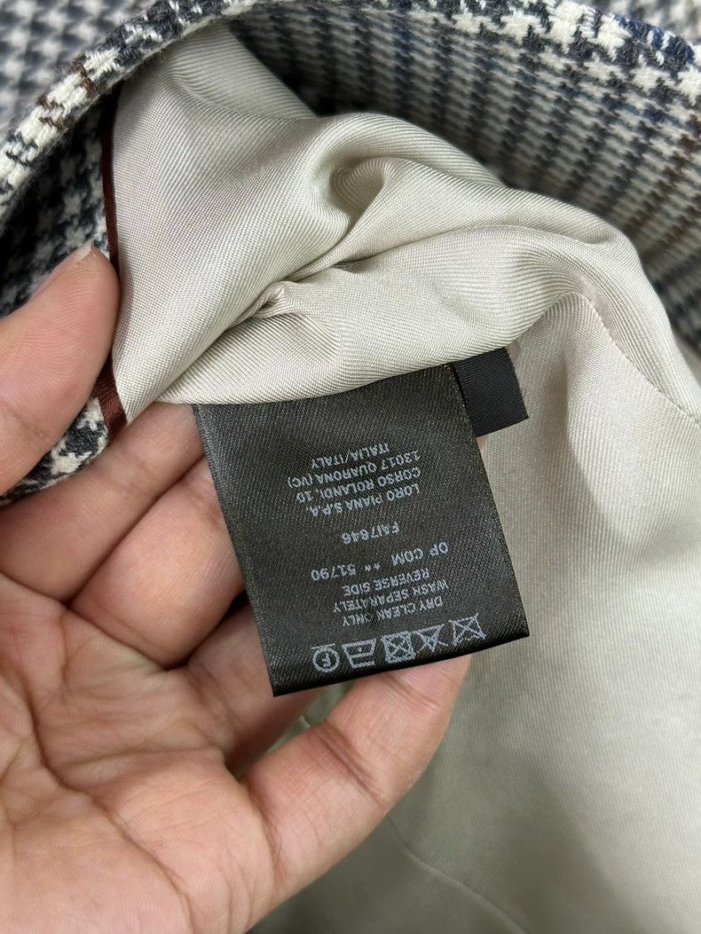 Loro Piana LORO PIANA Checked wool suit jacket Size M / US 6-8 / IT 42-44 - 6 Thumbnail