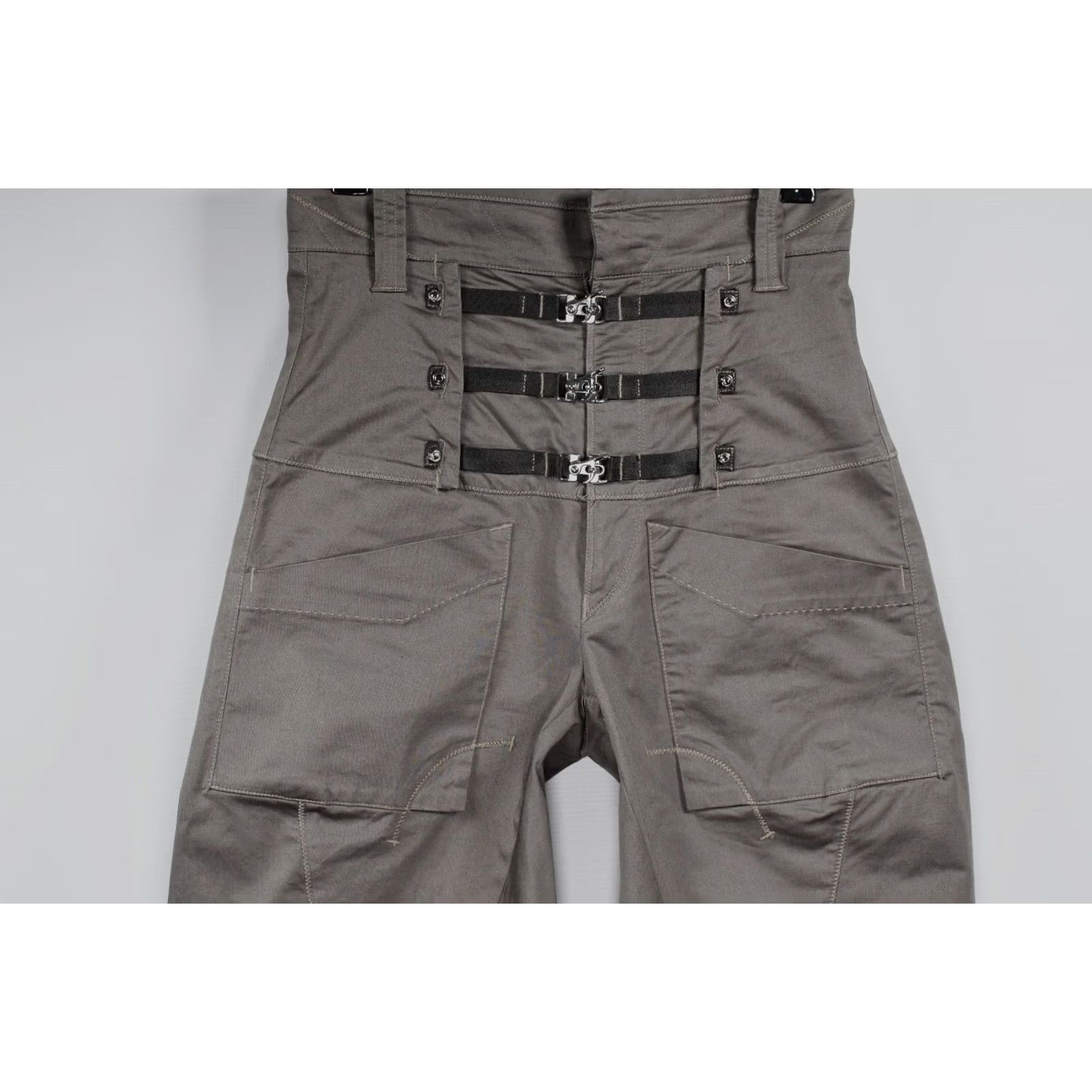 Vintage Marithe Francois Girbaud Parachute Pants size 30 - Women, Pants, Brown, 95% Cotton 5% Elastane, Vintage: No Size 30" / US 8 / IT 44 - 3 Thumbnail
