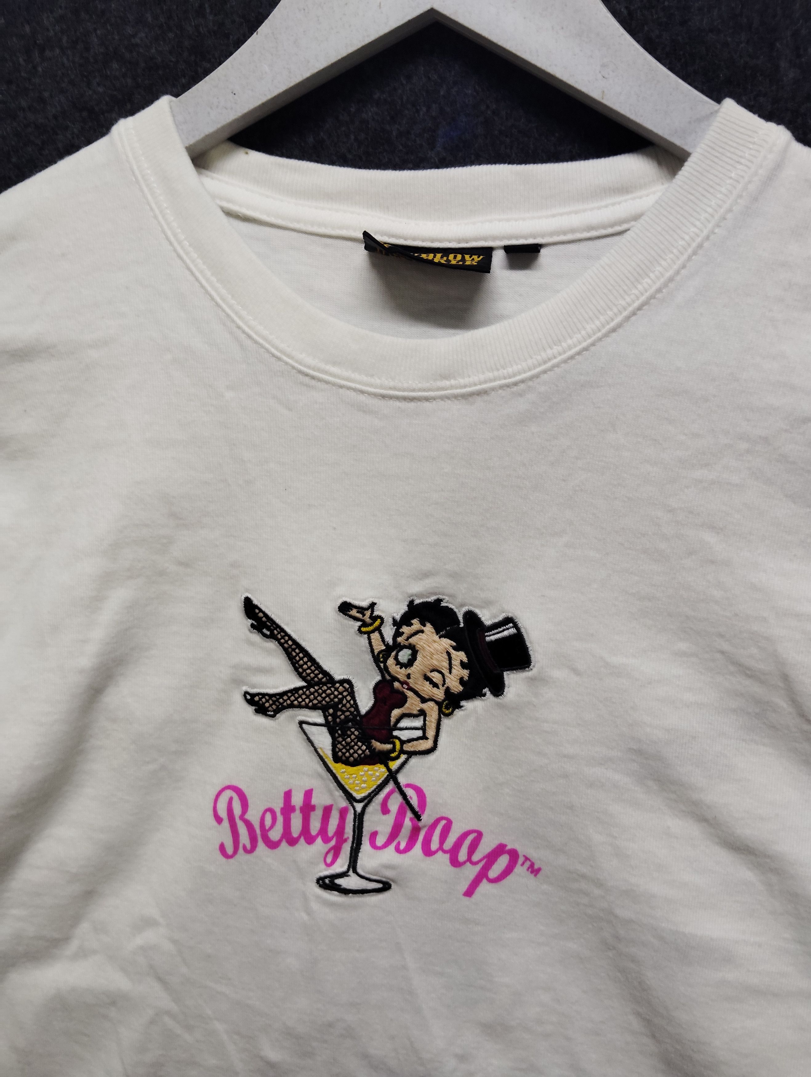 Low Blow Knuckle x Betty Boop Embroidered LS T-shirt