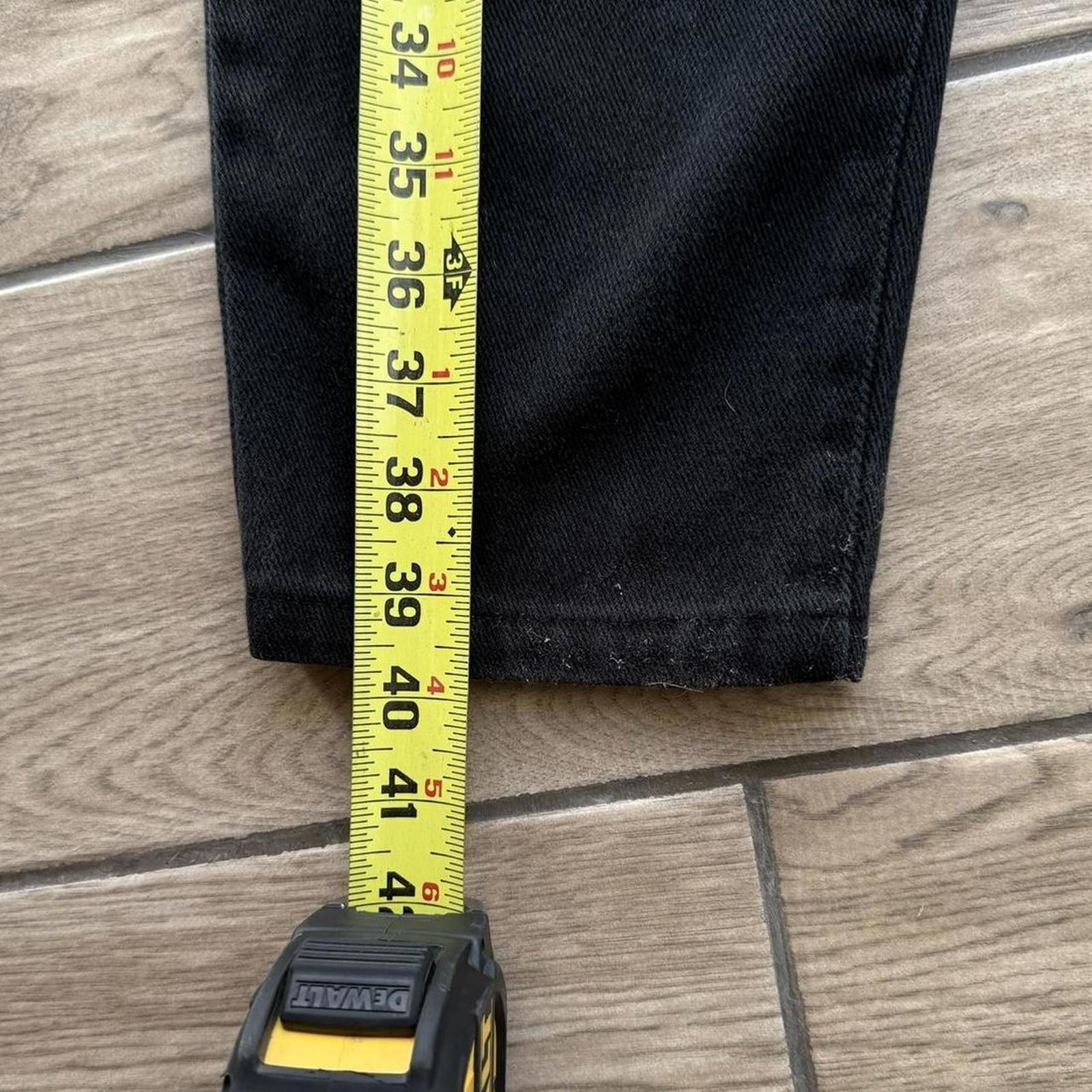 Versace Y2K Versace Black Denim Straight Baggy Jeans Size US 28 / EU 44 - 7 Thumbnail