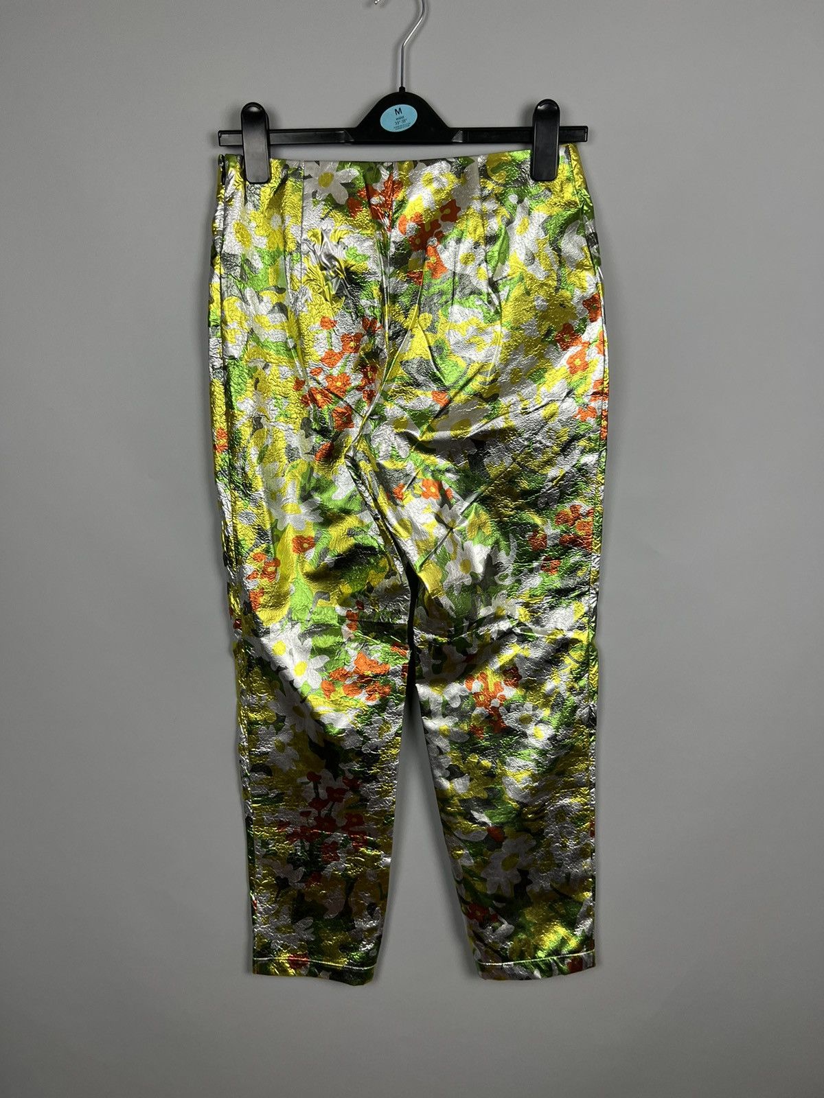 H&M Richard Quinn H&M Design Award Runway Floral Trousers SAMPE Size 26" / US 2 / IT 38 - 6 Thumbnail