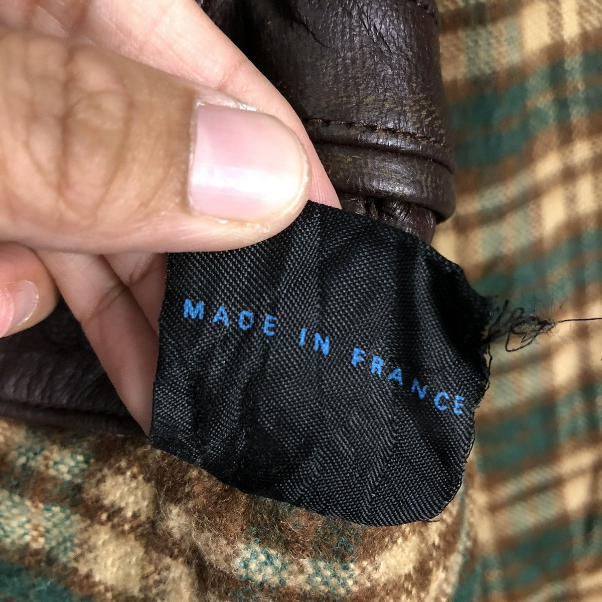 Japanese Brand 🔥VINTAGE GENUINE BIKER LEATHER JACKET MIC CUIR ST LAURENT Size US M / EU 48-50 / 2 - 18 Thumbnail