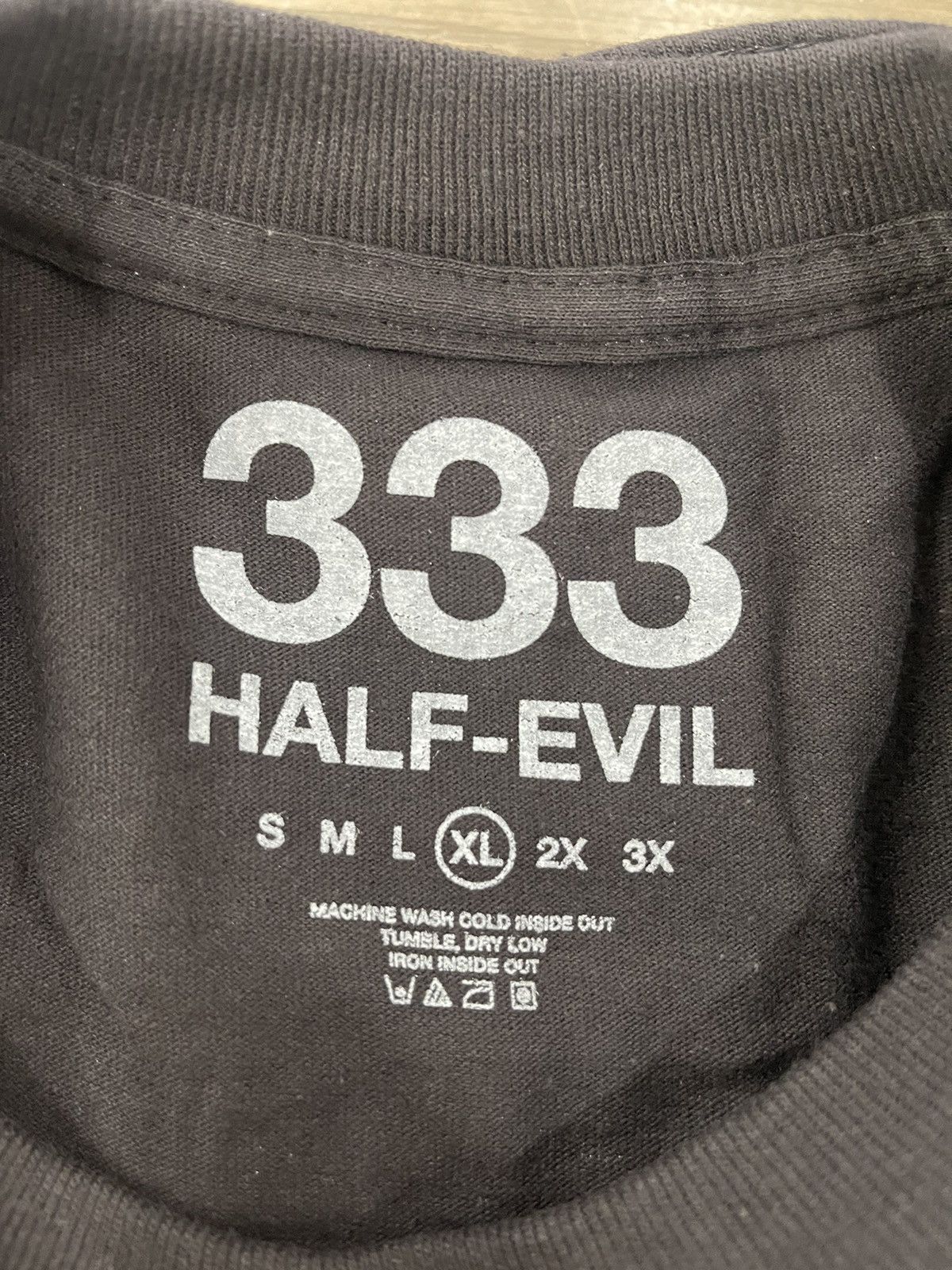 Designer × Half Evil ⚡️ Half Evil 333 Dance of Deceit Tee Shirt XXL Size 2XL ⚡️ Size US XXL / EU 58 / 5 - 6 Thumbnail