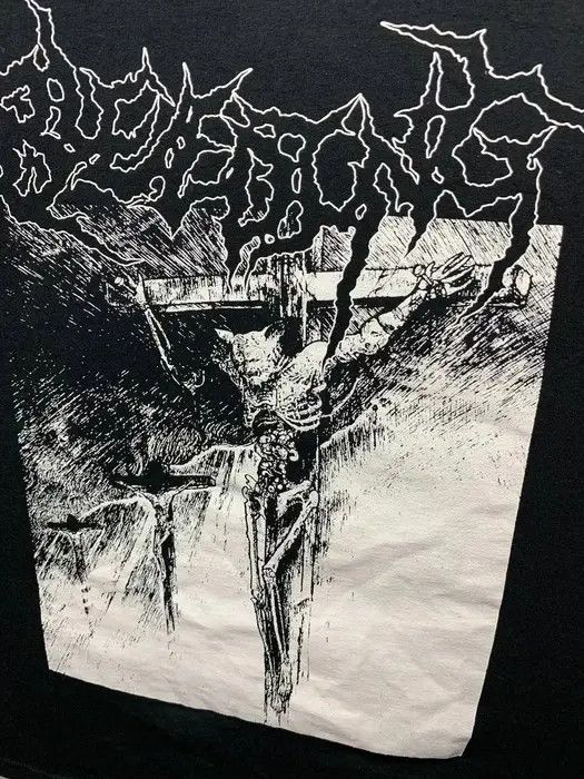 Band Tees Vintage black metall tshirt size S big logo reverse Size US S / EU 44-46 / 1 - 4 Thumbnail