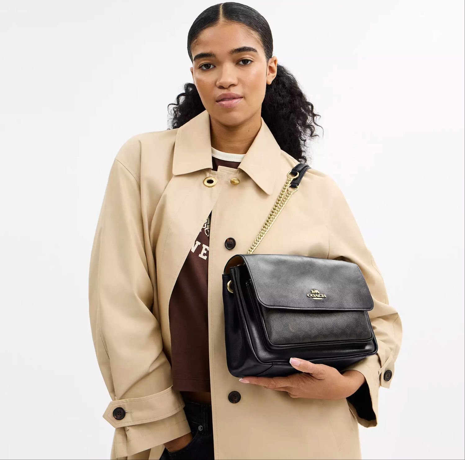 Coach Elodie Crossbody Bag In Signature Canvas CCF10 Size ONE SIZE - 13 Thumbnail