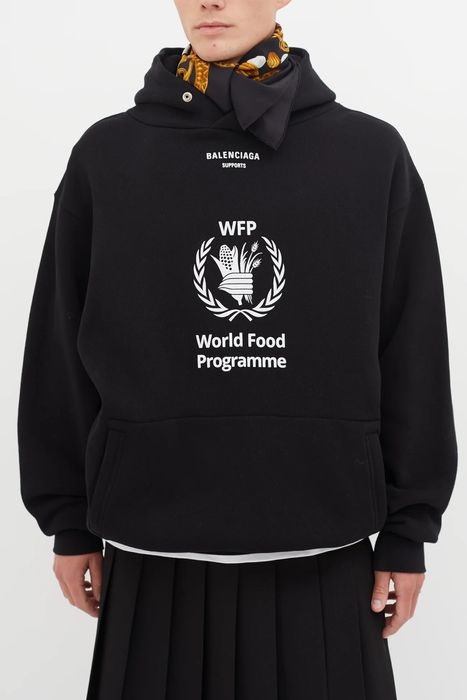 Balenciaga BNWT Balenciaga Black WFP Hoodie Medium Oversized Grailed