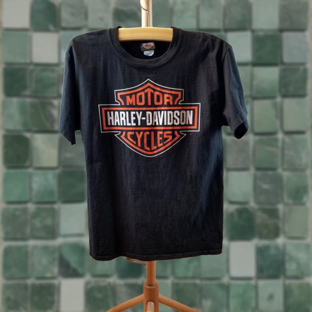 Harley Davidson VINTAGE Harley-Davidson Motorcycle Black Men's T-Shirt SZ MEDIUM Shirt Mens Harley-Davidson Motorcycle Black T-Shirt Medium Size US M / EU 48-50 / 2 - 1 Thumbnail