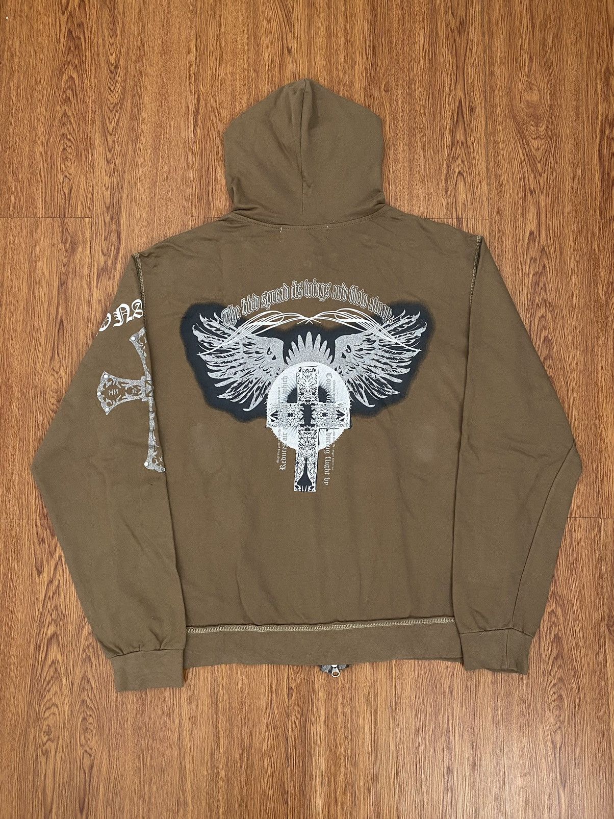 If Six Was Nine × Japanese Brand × Le Grande Bleu (L.G.B.) Monarchy cross zip hoodie Size US XL / EU 56 / 4 - 2 Thumbnail