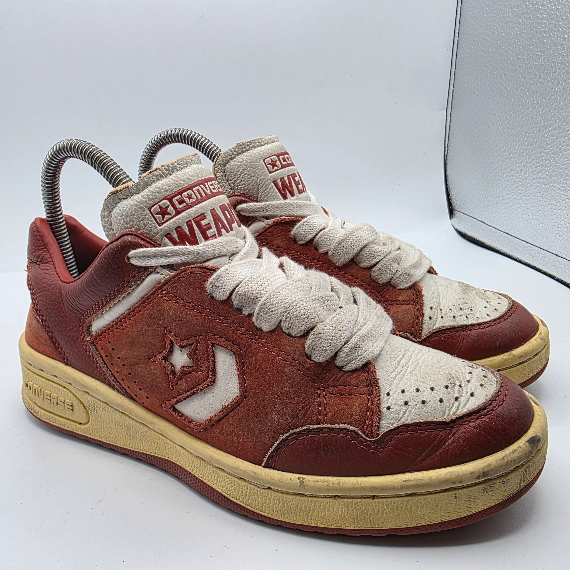 Converse Converse Weapon Low Ritual Red Womens Size 6 Leather Shoes C Size US 6 / IT 36 - 1 Thumbnail