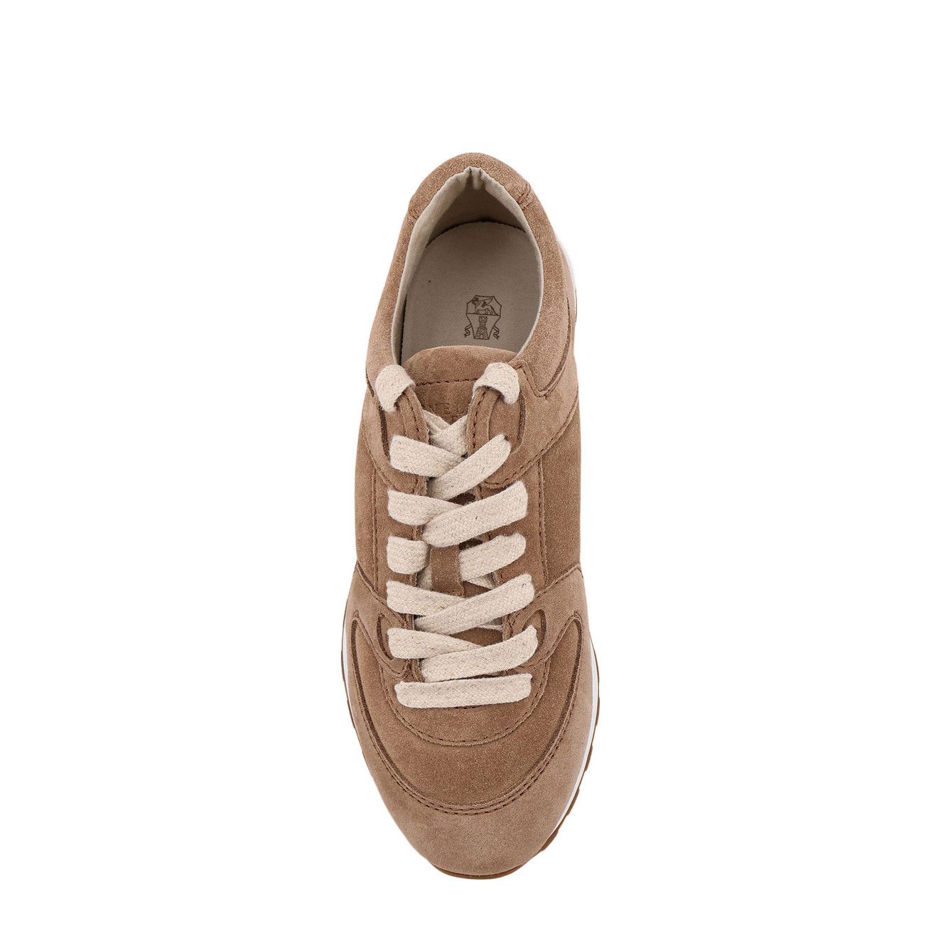 BRUNELLO CUCINELLI Brown Suede Sneakers New & Authentic (Wom