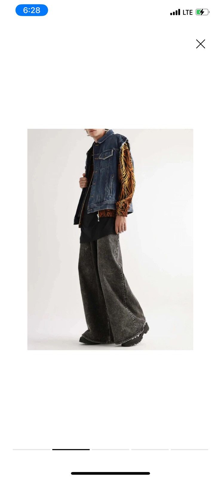 Celine CELINE extra wide denim NEW Size US 29 - 7 Thumbnail