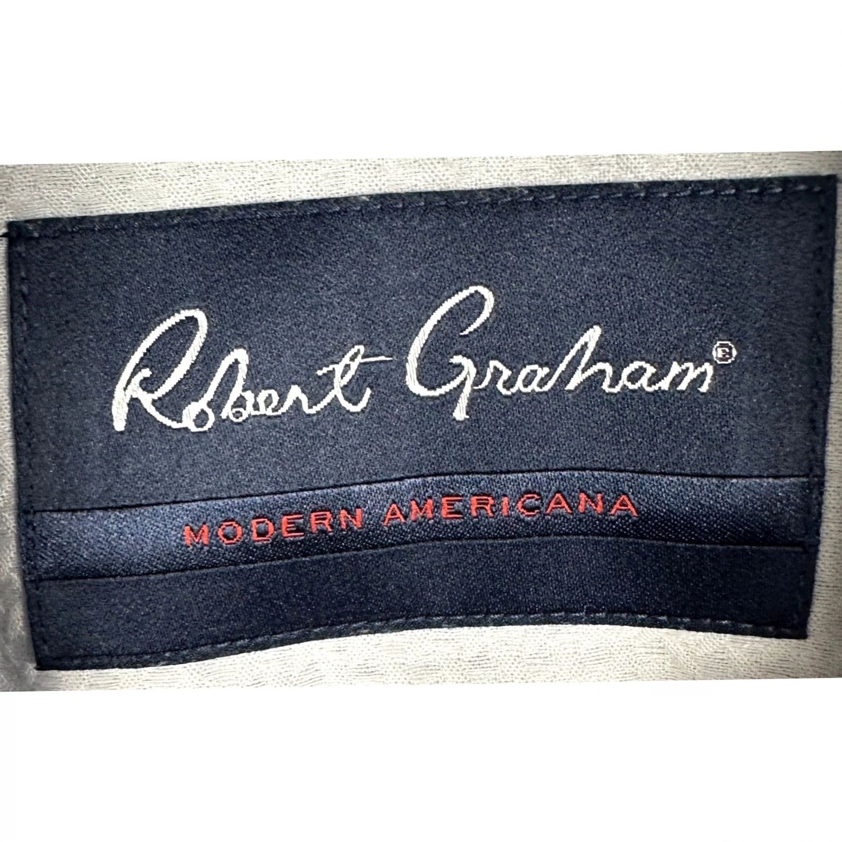 Robert Graham Robert Graham Shirt Mens XL Blue Check Modern Americana Tailored Fit Button Up Size US XL / EU 56 / 4 - 4 Thumbnail