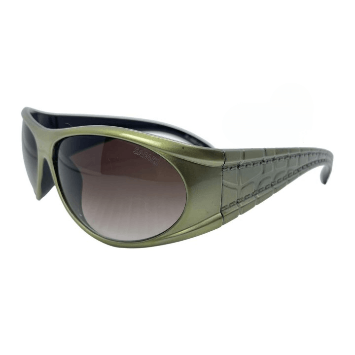 Designer × Electric Visual × Vintage VINTAGE Y2K SAFARI POLYCARBONATE FRAME SUNGLASSES - 2000’S Size ONE SIZE - 2 Thumbnail