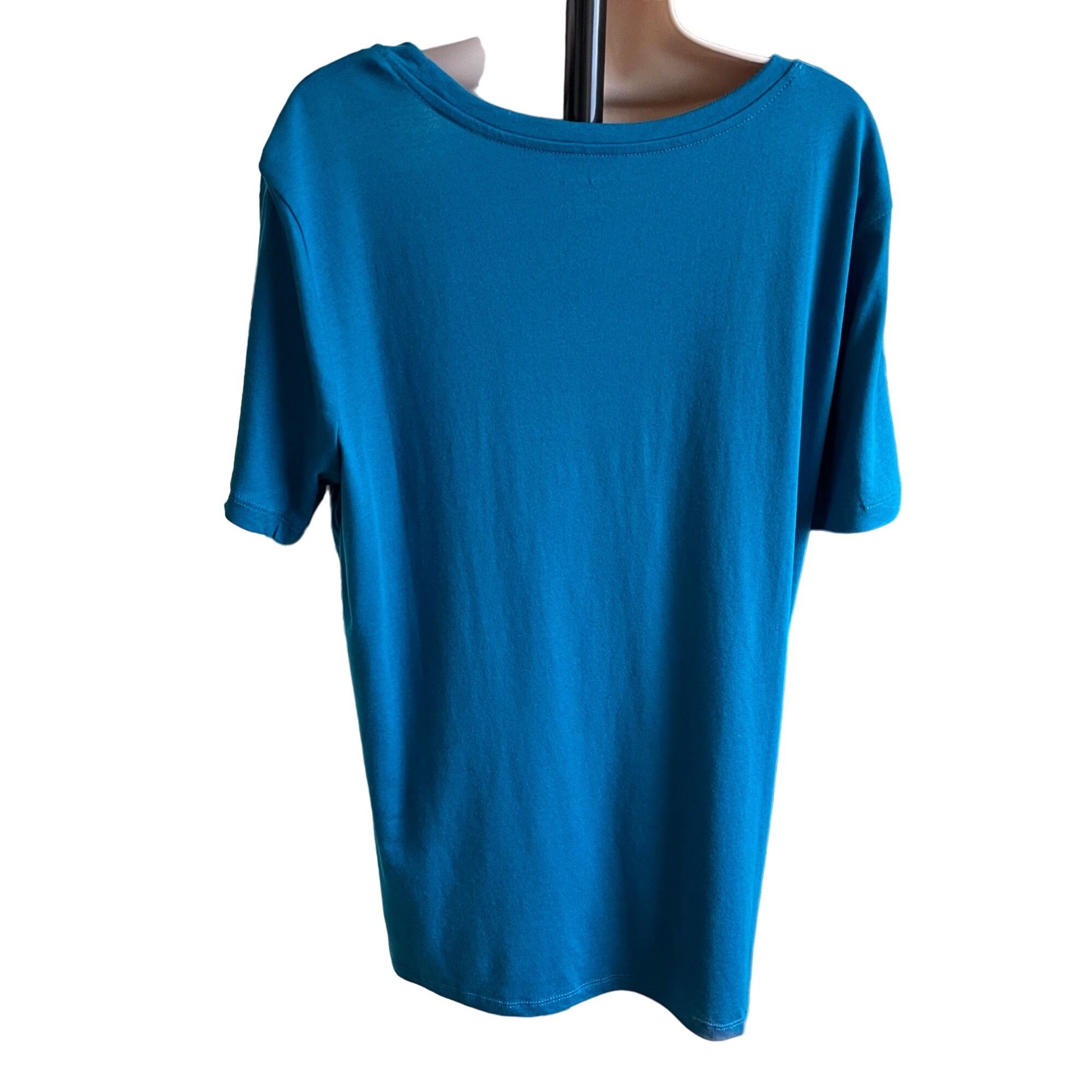 Eddie Bauer Eddie Bauer Womens Short Sleeve Soft T Shirt Tee Side Slits Size XL / US 12-14 / IT 48-50 - 3 Thumbnail