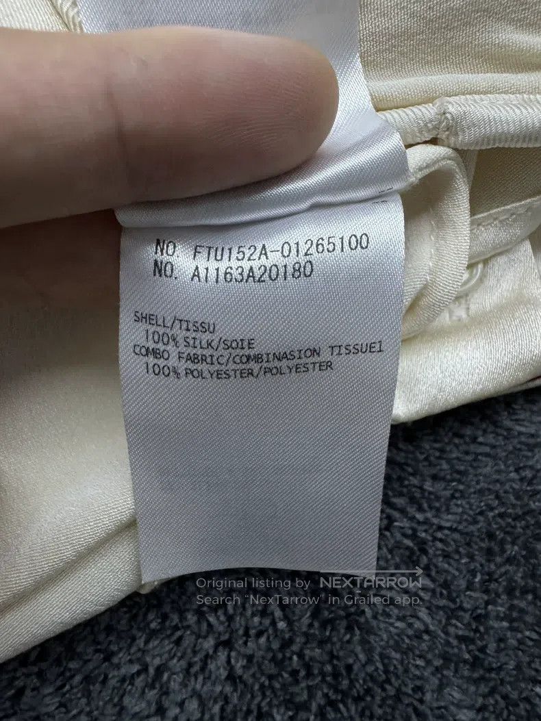 Thom Browne Thom Browne White silk cardigan with stripes Size S / US 4 / IT 40 - 5 Thumbnail