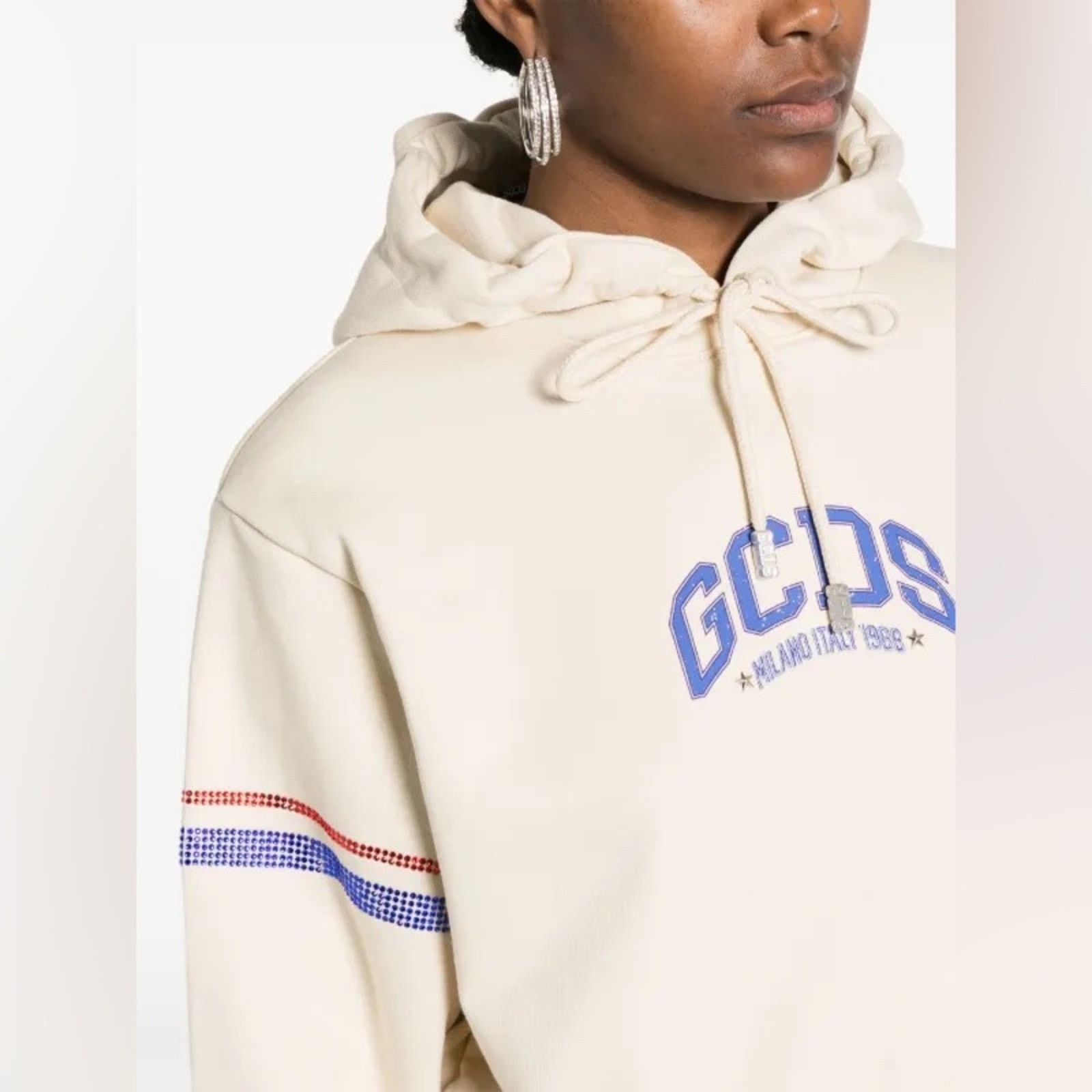 Coperni GCDS Wear Logo Cropped Hoodie Size Large (item #059) Size L / US 10 / IT 46 - 8 Thumbnail
