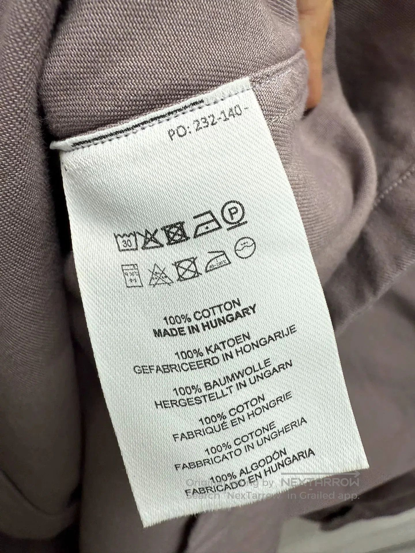 Dries Van Noten Lavender Oversized Utility Jacket. Size US XS / EU 42 / 0 - 8 Thumbnail