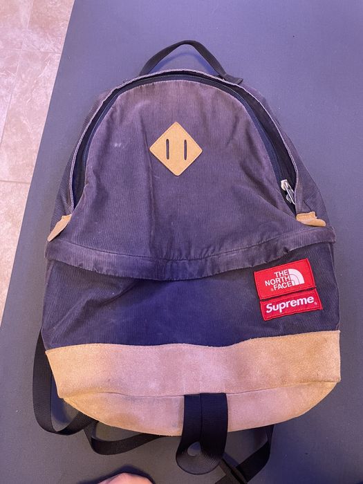 Supreme tnf shop corduroy backpack