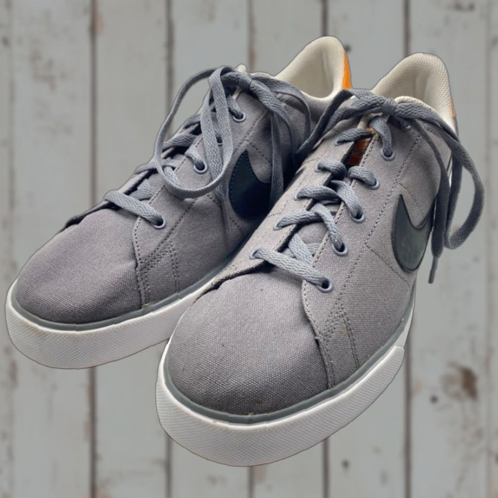 Nike VINTAGE Nike Sweet Classic Athletic Canvas 417784-005 Men's Size 12.5 Gray Sneakers 1543 Size US 13 / EU 46 - 1 Thumbnail