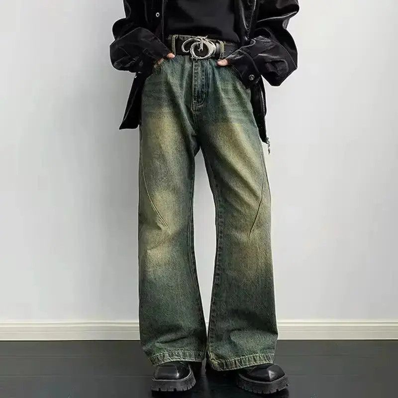 Japanese Brand American Style Worn Out Gradient Color Light Flare Pants Size US 30 / EU 46 - 3 Thumbnail