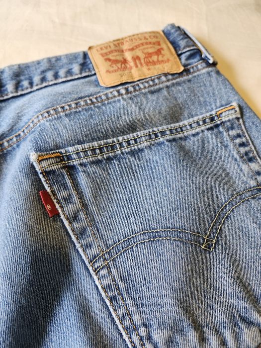 Levi's Mens 505 Levi's size 36/32 rare blank red tab trademark | Grailed
