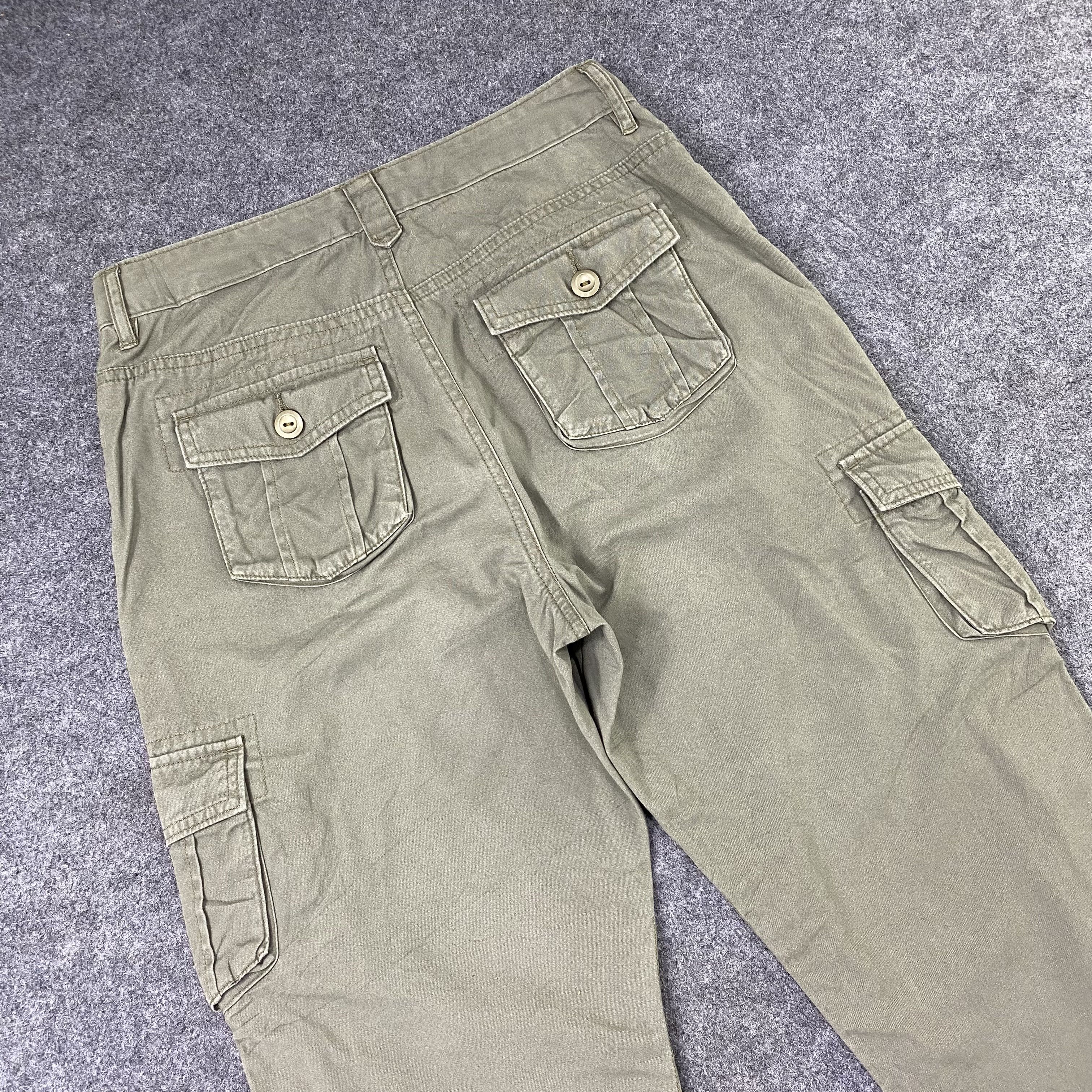 Japanese Brand Japanese Brand Faded Green Cargo Short Pants -C050 Size US 28 / EU 44 - 6 Thumbnail
