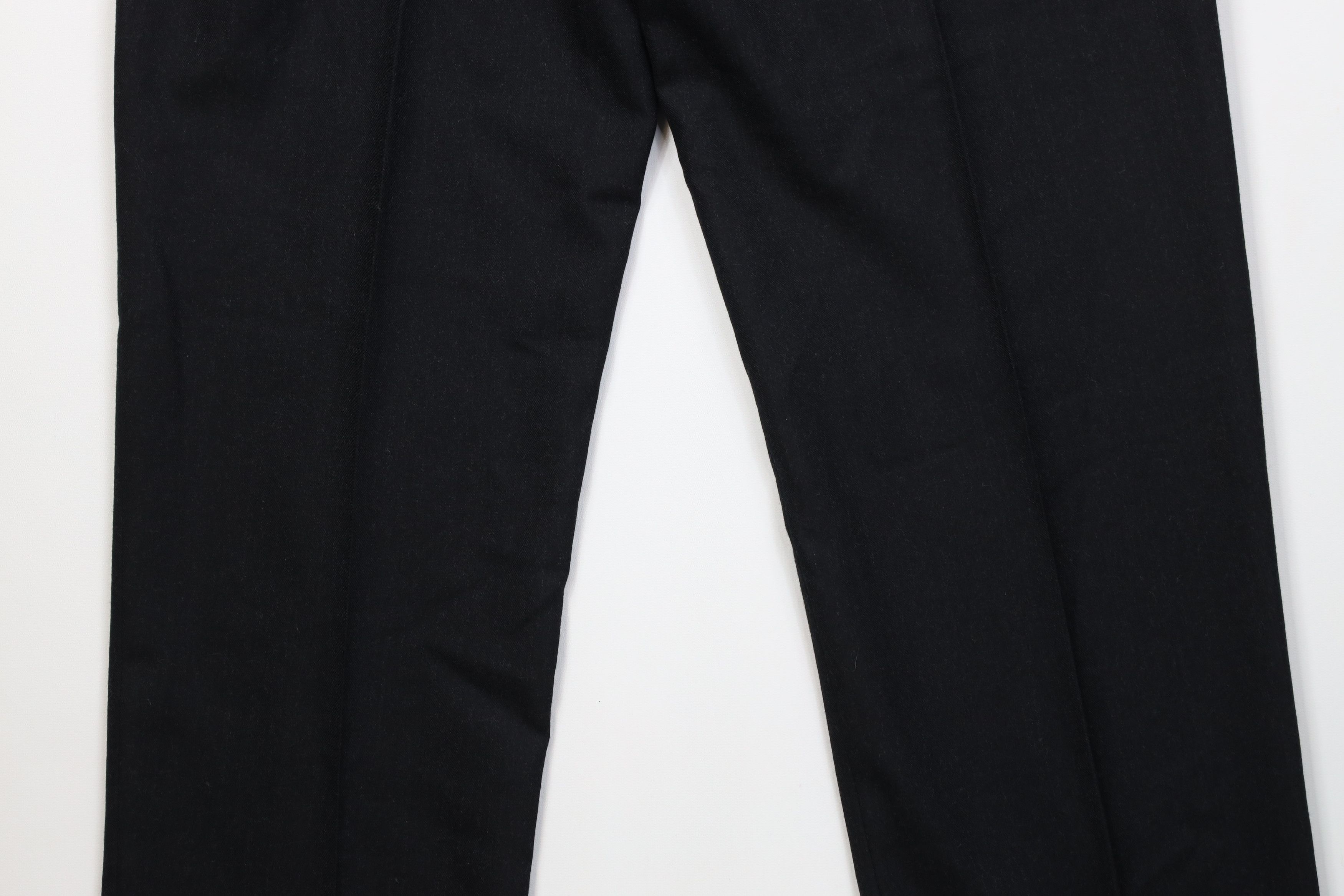 Vintage Vintage 90s Streetwear Wool Knit Wide Leg Chino Pants Black Size US 36 / EU 52 - 11 Thumbnail