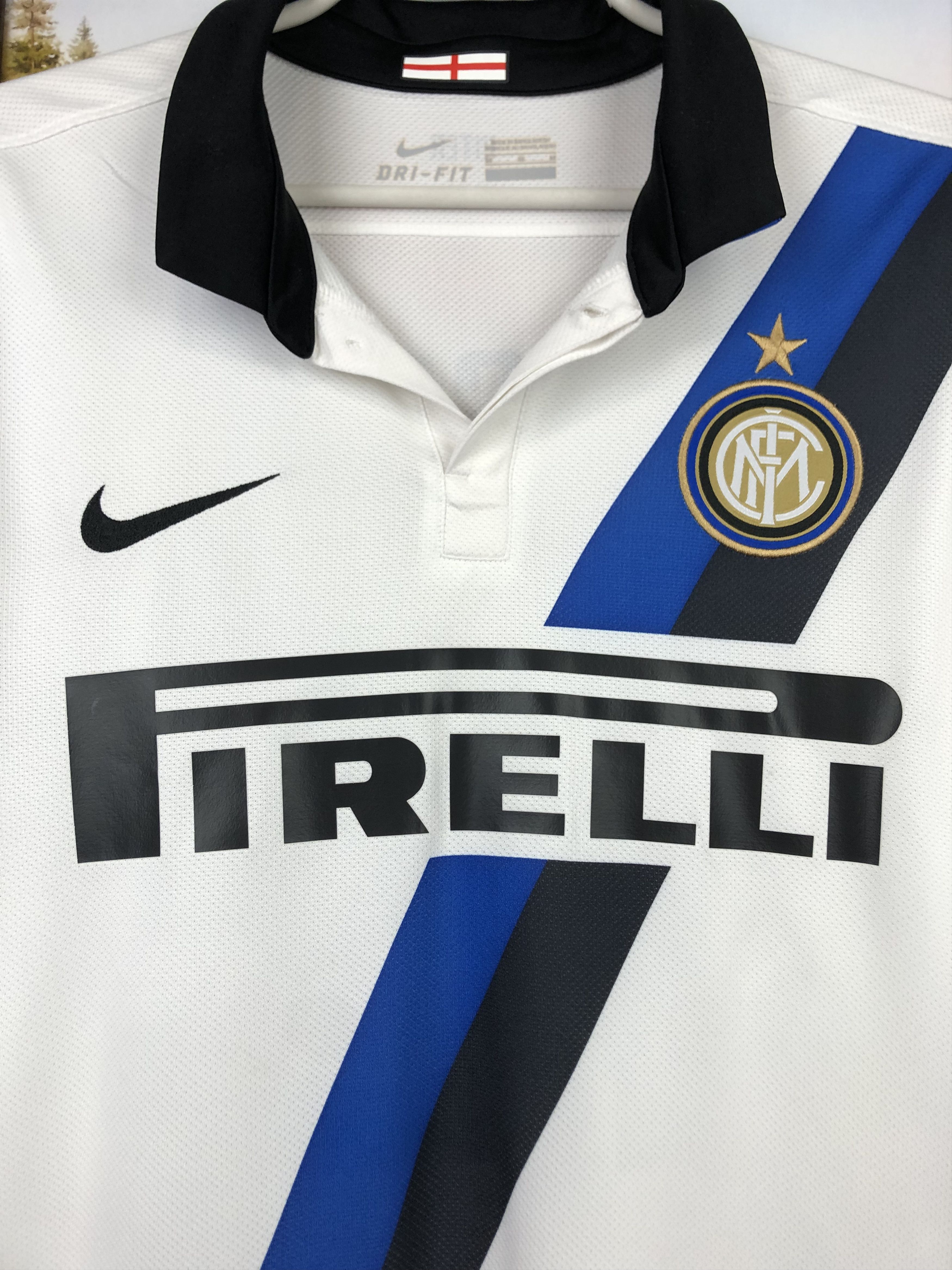 Nike Inter Milan football shirt 2011 Soccer Nike Jersey Baggio Size US M / EU 48-50 / 2 - 2 Thumbnail