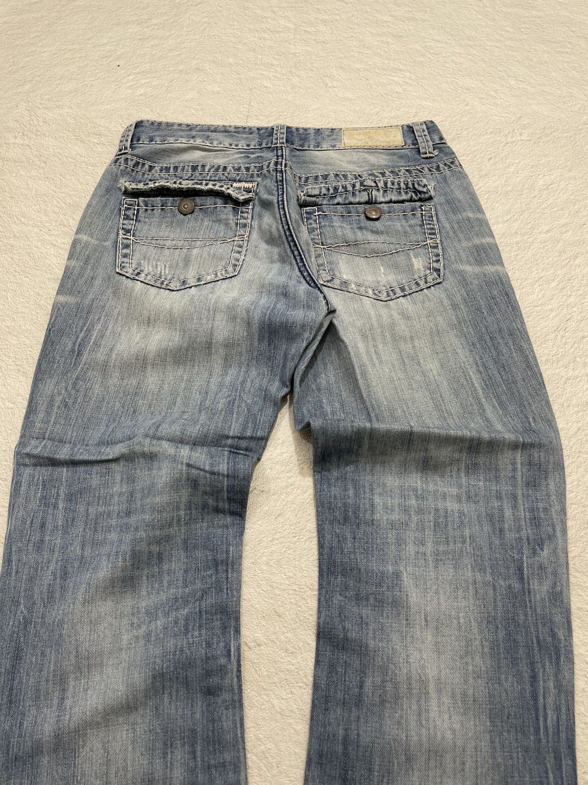 Japanese Brand FRJ Light Blue Washed Jeans Size US 30 / EU 46 - 9 Thumbnail