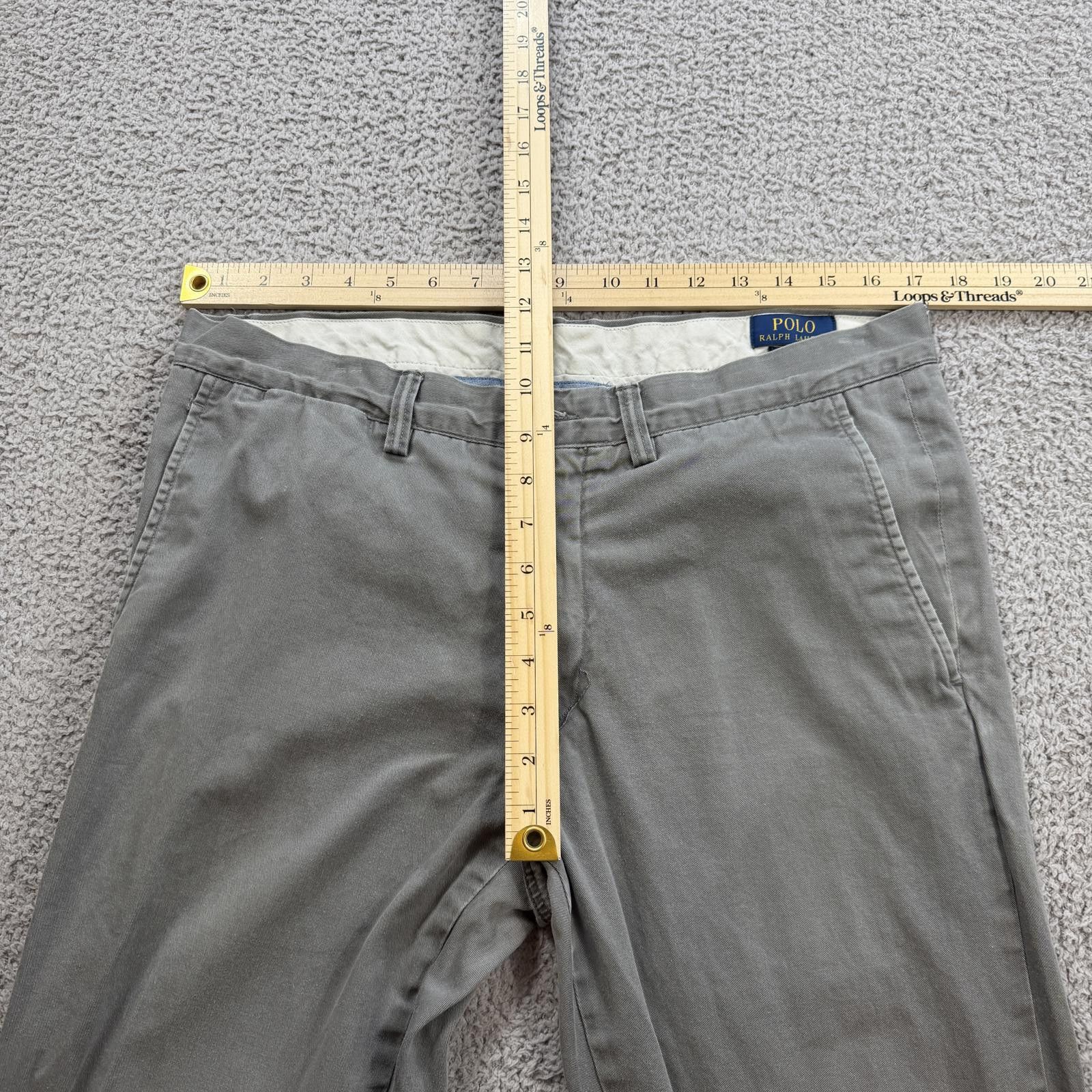 Polo Ralph Lauren Polo Ralph Lauren Slim Fit Polo Chino Pants Gray Mens 34x34 Size US 34 / EU 50 - 3 Thumbnail