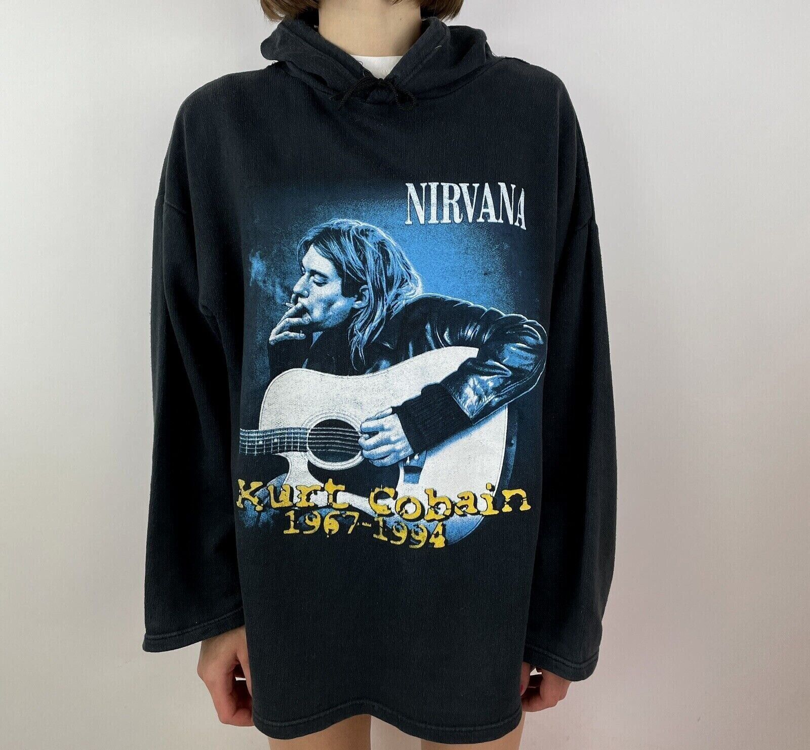 Vintage VINTAGE HOODIE NIRVANA KURT COBAIN Size US M / EU 48-50 / 2 - 1 Thumbnail