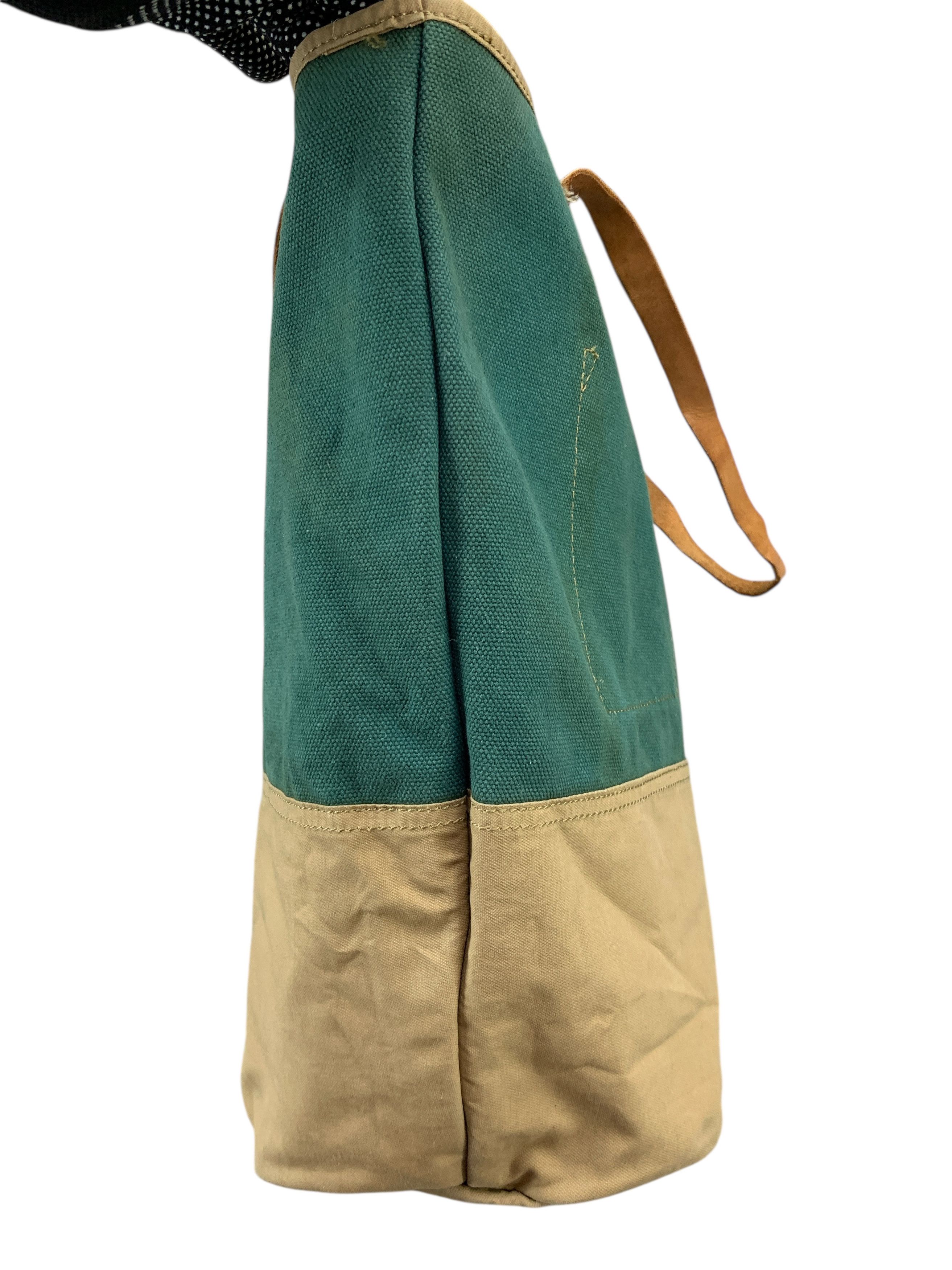 Japanese Brand × Vintage Earth Made Tote Bag Leather Strap Size ONE SIZE - 5 Thumbnail