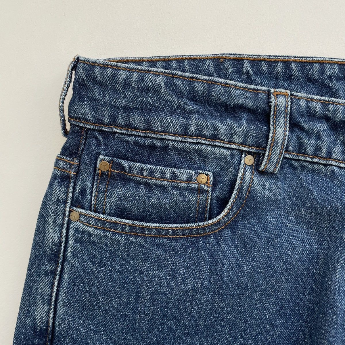 Y/Project Triple Layer Washed Blue Denim Jeans Size US 32 / EU 48 - 5 Thumbnail