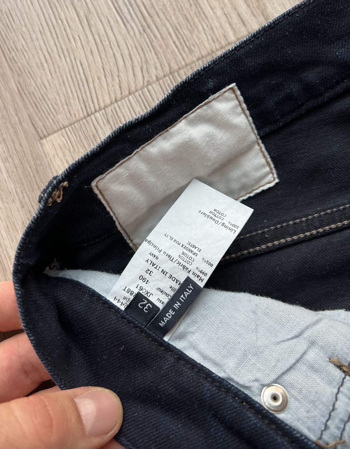 Jil Sander × Vintage Vintage Jil Sander Dark Blue Jeans Denim Pants Size US 32 / EU 48 - 7 Thumbnail