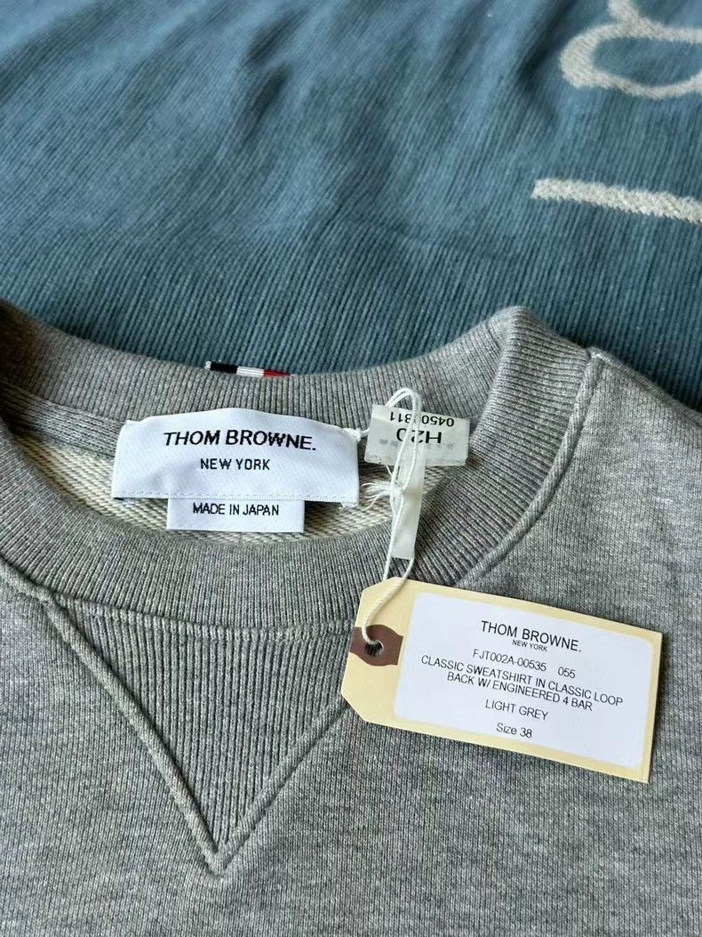 Thom Browne Thom Browne Grey hoodie Size XS / US 0-2 / IT 36-38 - 2 Thumbnail