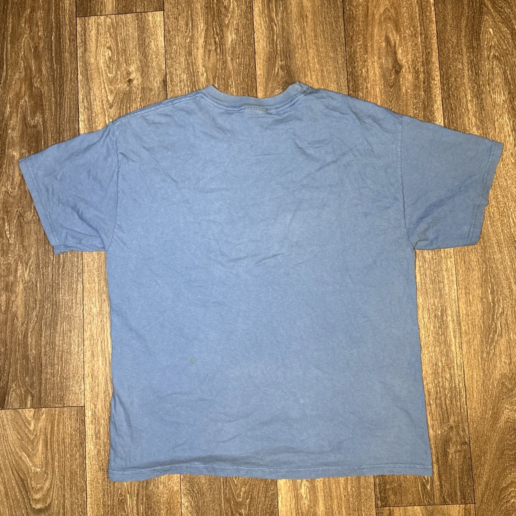 Hanes VINTAGE Shakespeare in the Park 2002 American Stage Theater Blue T-Shirt L Mens Blue Shirt Y2K Hanes Park 2002 Vintage Mens L Blue T-Shirt Size US L / EU 52-54 / 3 - 5 Thumbnail